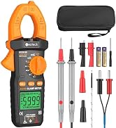Neoteck Clamp Meter 6000 Counts Clamp Multimeter 800A AC/DC Current Voltage | Multimeter with TRM...