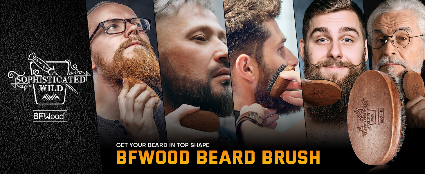 BFWood Small Beard Brush