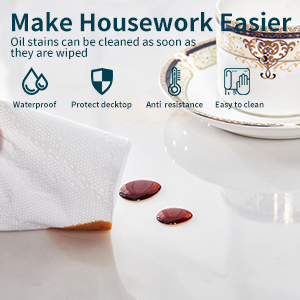 pvc table protector cover pad easy to clean wipeable durable waterproof Anti Scratch Water Resistant