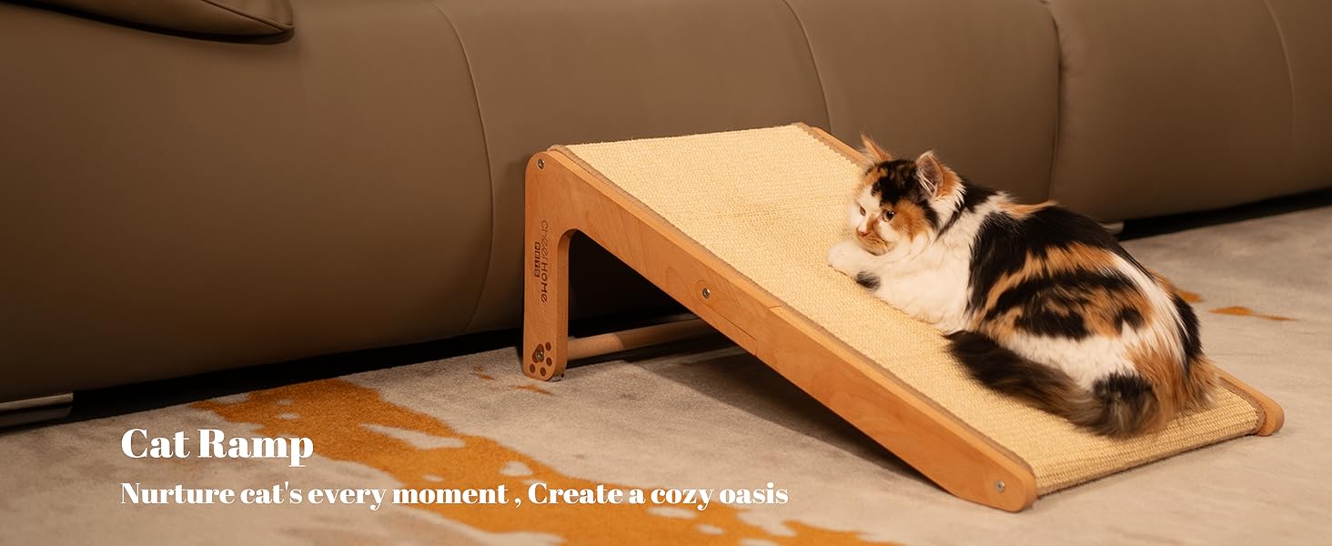 sisal cat scratcher ramp