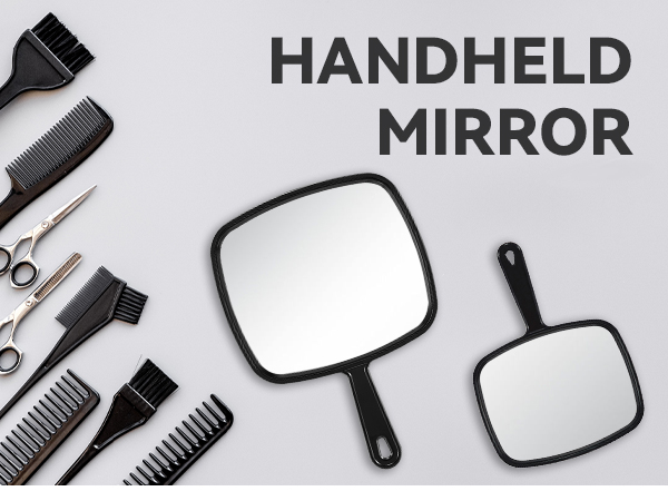 Handheld Mirror-Black