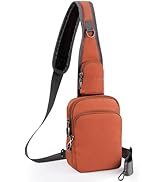Keanoo Sling Bag, Crossbody Bag with Zipper Lock, RFID & Water Resistant for Women and Men Small ...