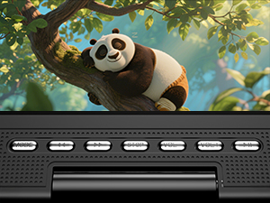 portable DVD player with special button under screen,can simple control.