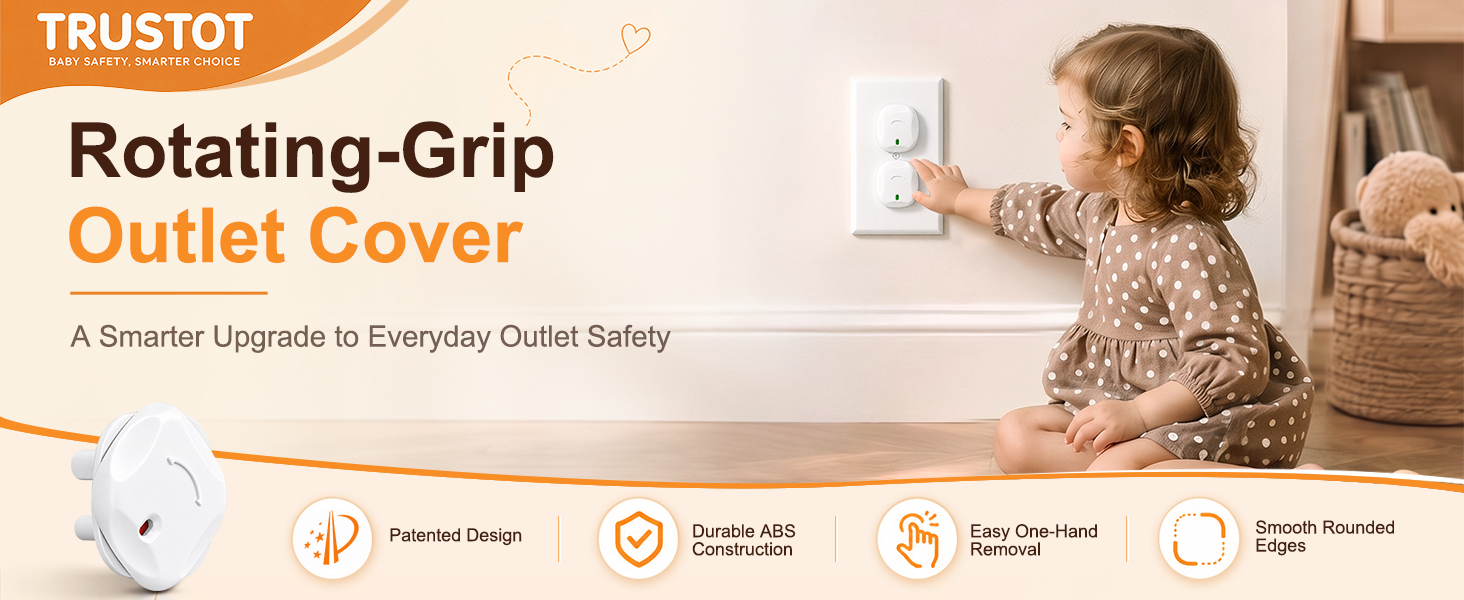 TrusTot Outlet Covers Baby Proofing