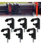 RULLINE Utility Track System Mounting Clamp Set - Compatible with Toyota Tacoma/Tundra Truck Cap/...