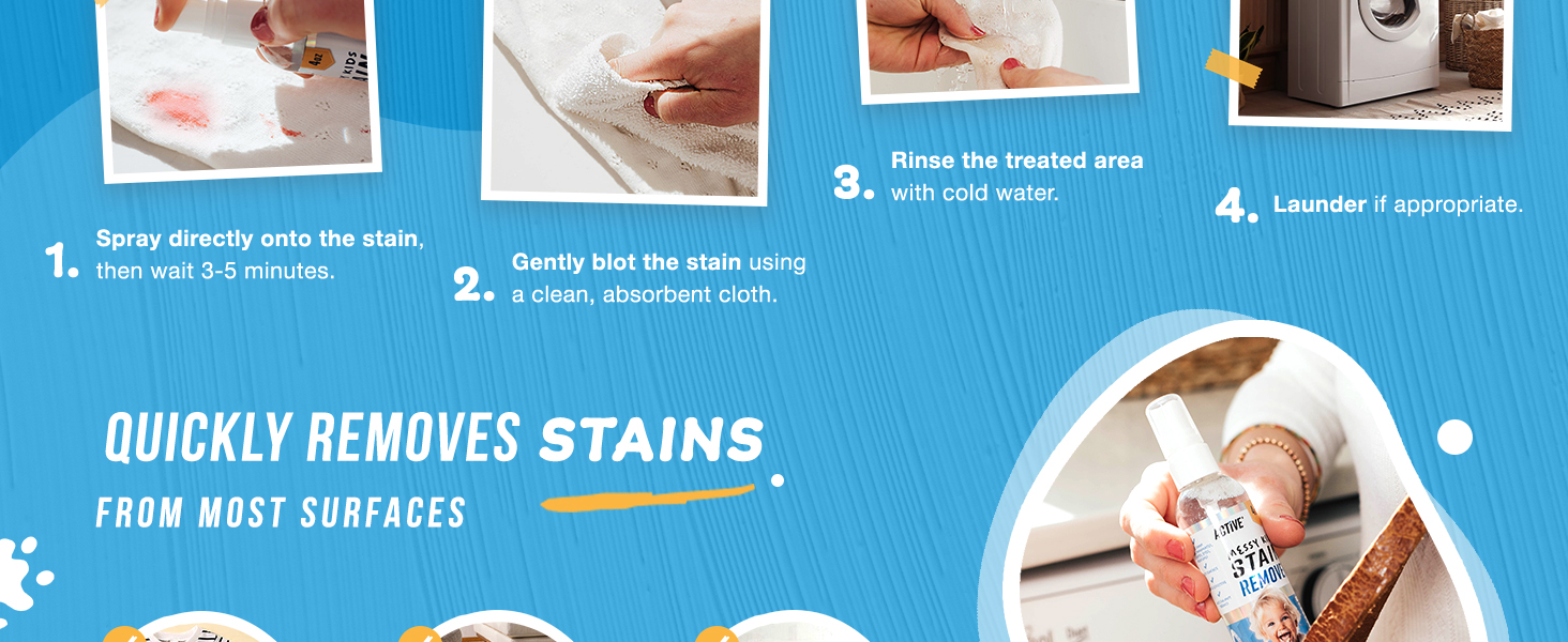 remove food stains from kids and toddlers
