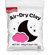 Ifergoo Pink Air Dry Modeling Clay- Moldable Cosplay, Air Dry, Squishy Molding Clay for Adult Art...