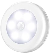 Gpmltring Motion Sensor Night Light, Portable LED Light, Cordless Lamp, Battery Operated Wall Sco...