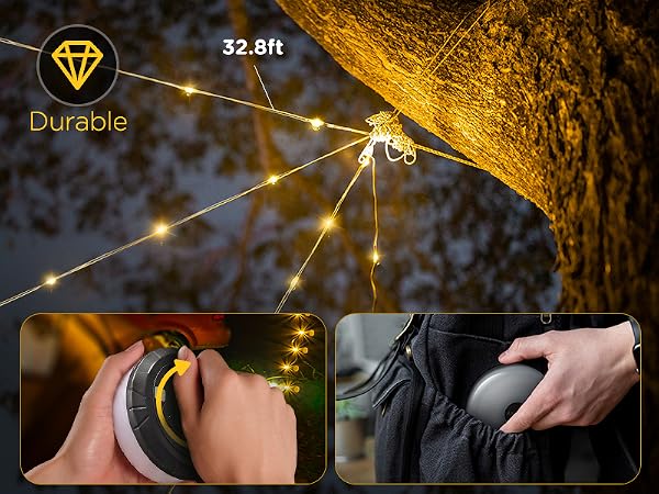 camping string lights