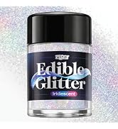 Iridescent Edible Glitter 5g, Food Grade Luster Dust for Drinks, Cocktails & Baking, Edible Shimm...