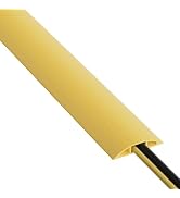 D-Line 6ft Floor Cord Cover, Floor Cable Protector, Extension Cord Cover, Protect Wires & Prevent...