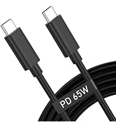 6FT USB C to USB C Charging Cable, 65W Universal Type C Laptop PD Fast Charger Cord for HP Spectr...