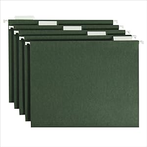 smead hanging file folders,white coated rod tips closeup,letter size,1/5 cut tabs,perfect for office
