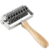 EVEDMOT Lattice Cutter Dough Lattice Roller, Stainless Steel Roller Cutter for Dough Pie Crust Pi...