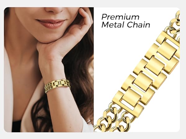 gold apple watch bands for women gold chain bracelet metal apple watch band