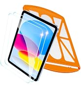 apiker 2 Pack Screen Protector for iPad A16 11th/10th Generation | 9H Tempered Glass with Easy In...