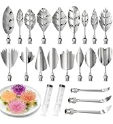 Stainless Steel Gelatin Jelly Art Tools, 22 Pack 3D Jelly Art Tools | Includes 20 Pack Gelatin To...