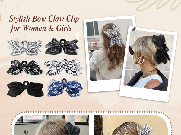 claw clips hair clip for women teen bows for girls hair claw clips butterfly clips flower clips