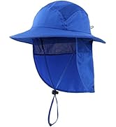 Home Prefer UPF 50+ Boys Sun Hat with Neck Flap Summer Beach Hat Kids Safari Hat