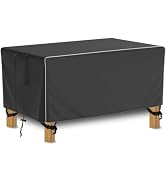 Velway Patio Coffee Table Cover - Waterproof 420D Outdoor Furniture Rectangular Small Table Cover...