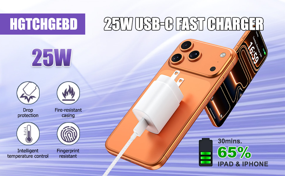 iphone charger fast charging