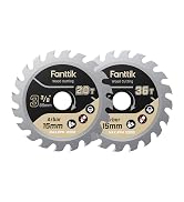 Fanttik OB01 3-3/8 Inch 20T Circular Saw Blade, 2 Pack, Compatible with Fanttik O11 Pro