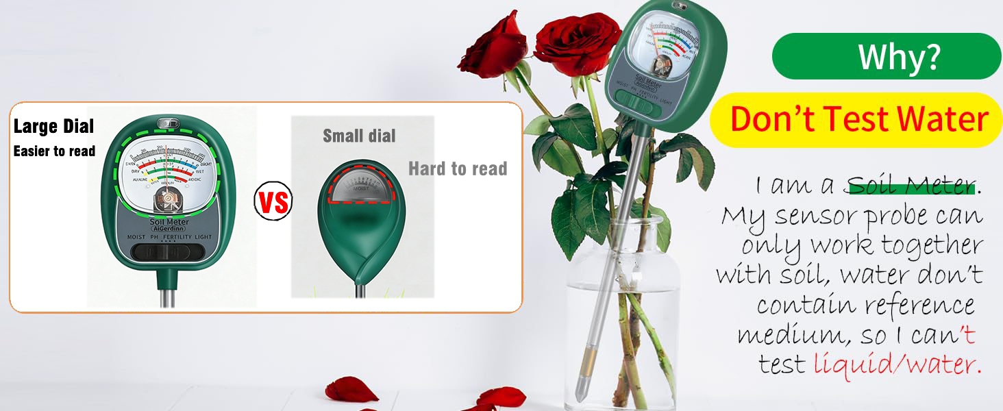 4 in 1 soil ph moisture tester for garden home soil ph meter plants