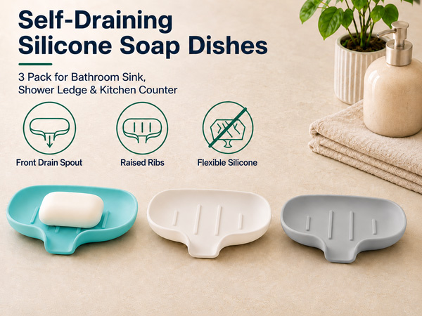 soap dish with drain