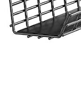 1 Pack DELAMU Under Desk Cable Management Tray, Large Metal Cord Organizer, Office & Home Cord Wi...