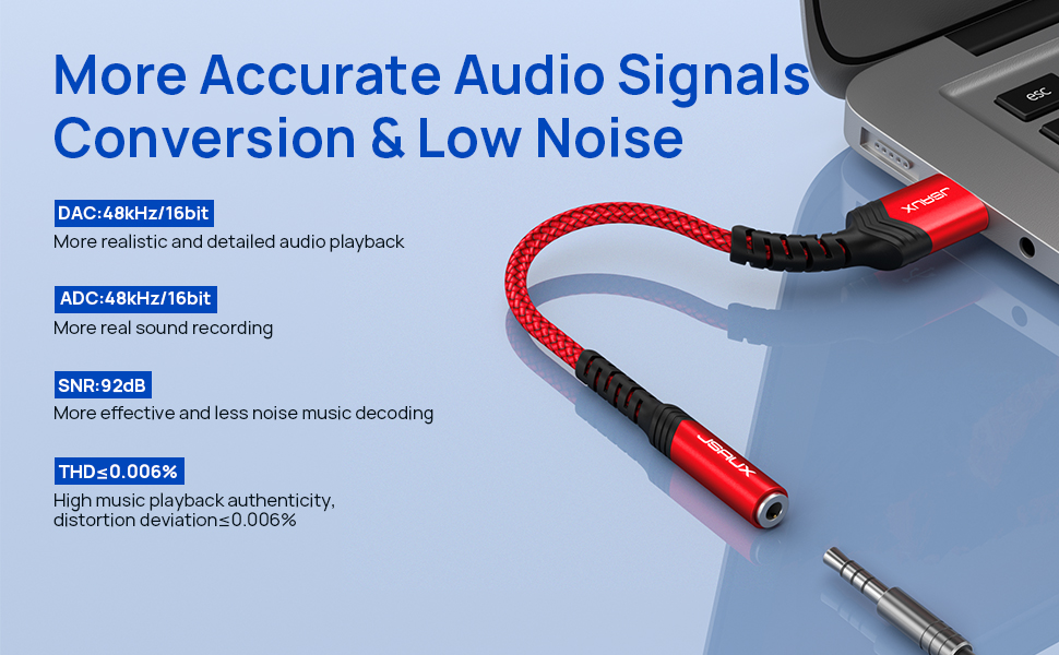 Text reads 'More Accurate Audio Signals'. Close-up images of automotive installation or repair process with focus on technical components.