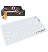 SEERWAY Scat Pet Shock Mat 2 Pieces, Shock Pads for Dogs and Cats Training Indoor, Electric Repel...