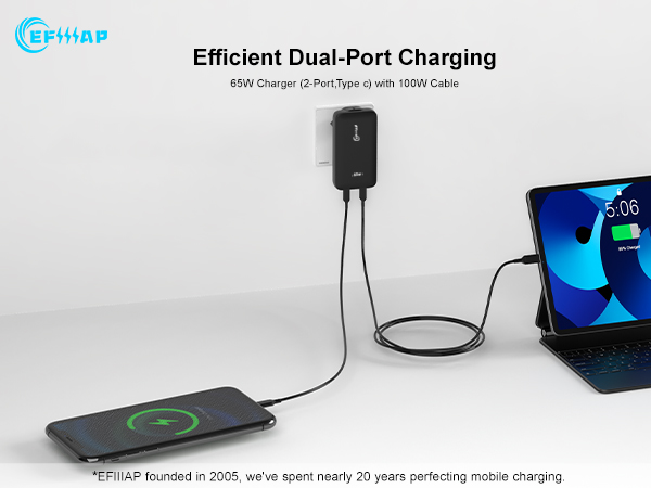 65w travel charger adapter