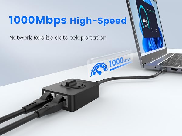 cat 6 splitter 1 in 2 out