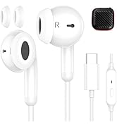Wired Earbuds USB C Headphones for iPhone 17 Pro Max 16e 16 Plus 15,Noise Canceling Type C Earpho...