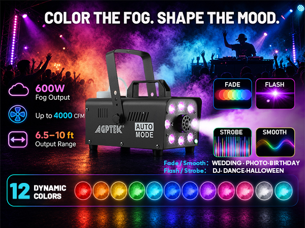 Color the fog, shape the mood