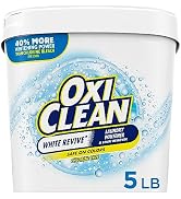 OxiClean White Revive Laundry Whitener and Stain Remover Powder, 5 lb
