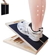 Calf Stretch Slant Board,Portable Slant Boards for Exercise,5-Level Adjustable Non-Slip Wooden In...