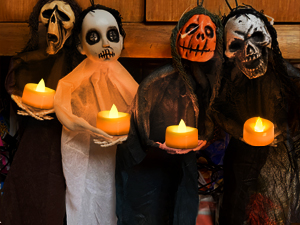 halloween tea lights