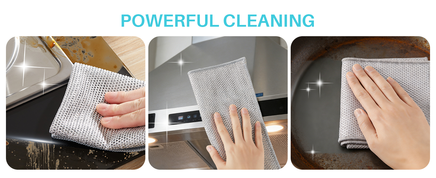 JOYMOOP Non Scratch Wire Dishcloth-4