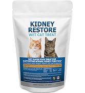 Fresh-Made Kidney Care Wet Cat Treat - Feline Kidney Support Renal Cat Treat - Low Phosphorus & S...