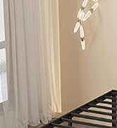 Maenizi Twin Bed Frames No Box Spring Needed, 20 Inch Heavy Duty Metal Bed Frame Twin Support Up ...