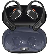 Biyoso X52 Open Ear Headphones, Bluetooth 6.0 Wireless Earbuds with Earhooks, Anti-Accidental Tou...