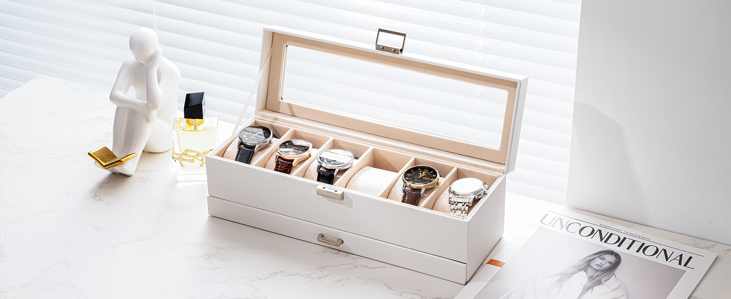 Watch Box with Drawer