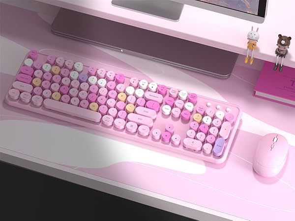Wireless keyboard and mouse for office