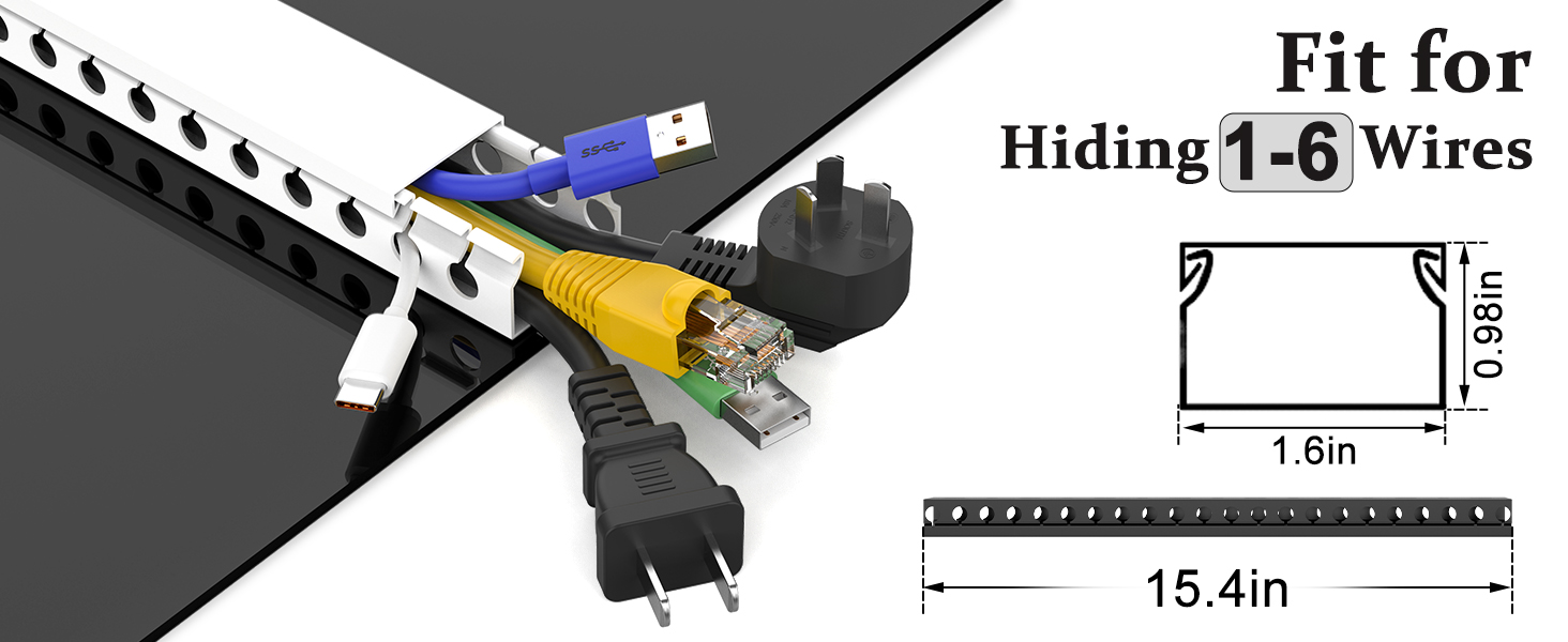 Cable Raceway Wire Covers Under Desk Cable Management