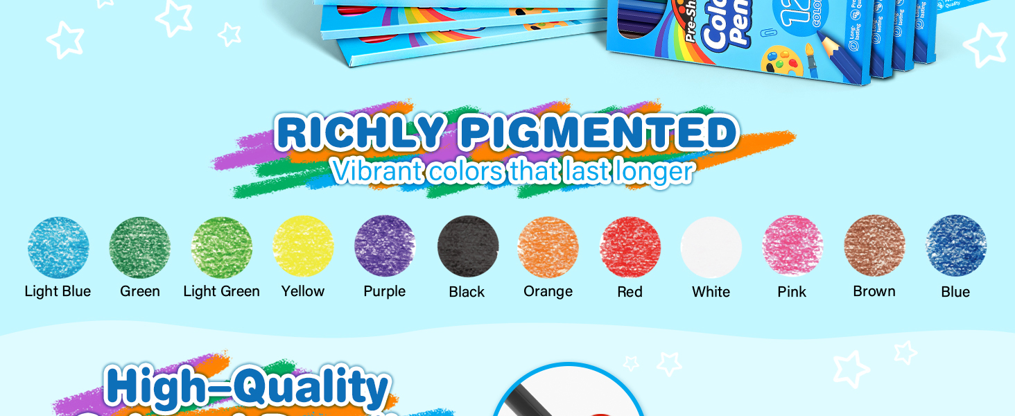 colored pencils for kids