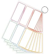 PPB Dry Erase Labels Sticky Notes for Organizing, Reusable Waterproof Removable Labels for Storag...