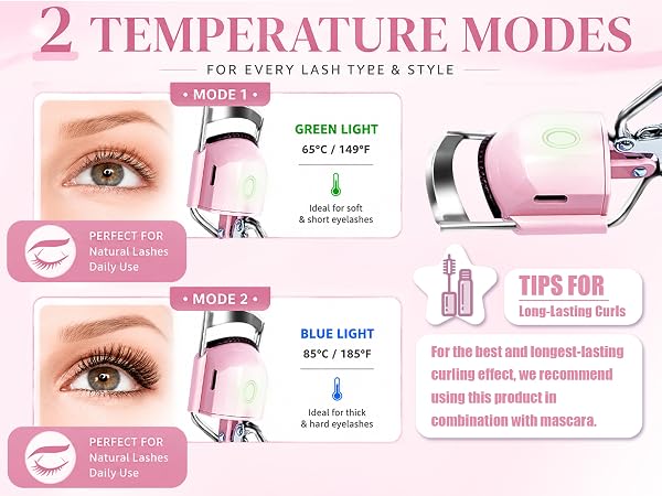 heated eyelash curler