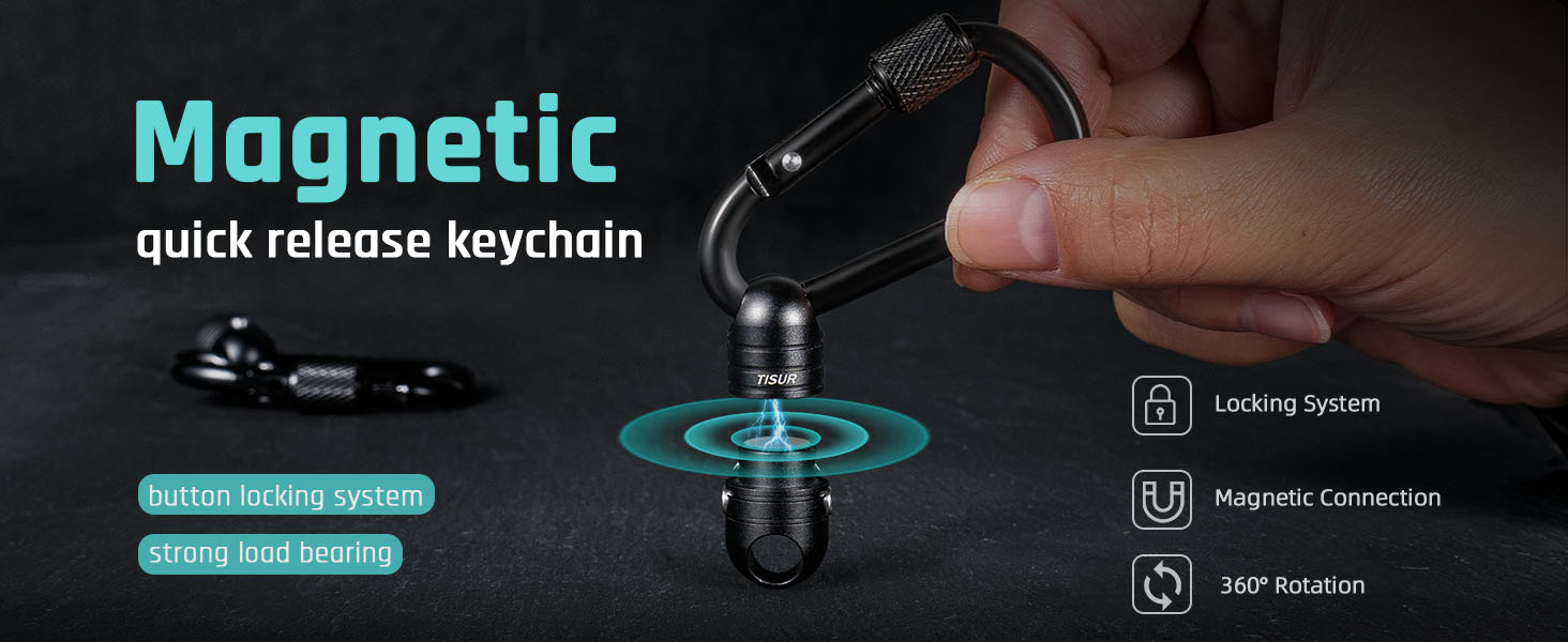 Magnetic Quick Release Keychain
