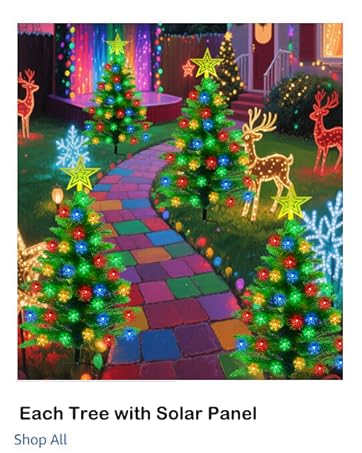 outdoor christmas trees